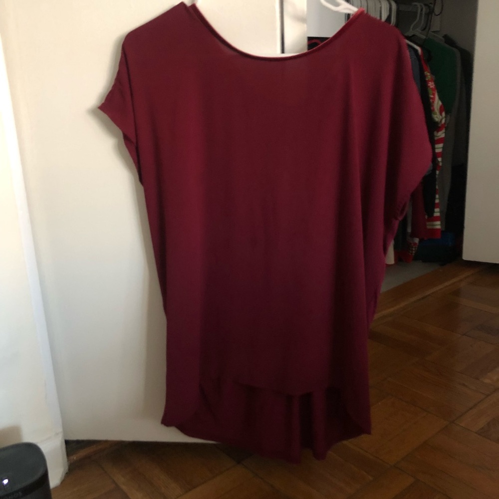 Maroon with Velvet detailing